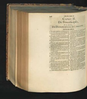 Caput II. De Processu ipso, Et in specie De Denunciatione & Citatione.