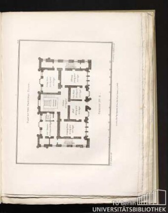 Pl. 33. Design, No. 6. Plan of the principal floor.