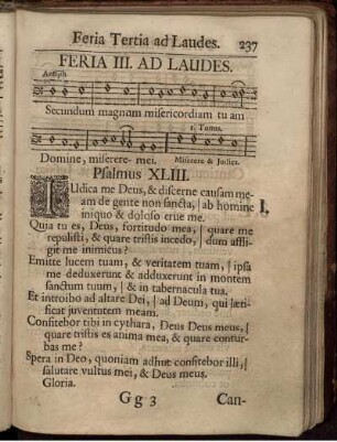 Feria III. Ad Laudes.
