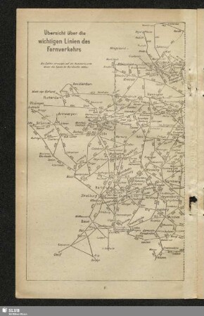 Übersichtskarte des Fernverkehrs