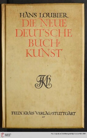 Die neue deutsche Buchkunst