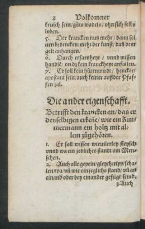 Die ander eigenschafft.