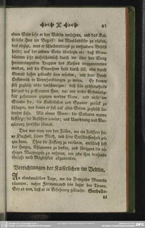 Verrichtungen der Kaiserlichen im Veltlin