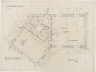 Bestelmeyer, German; Bamberg (Bayern); Ev. Erlöserkirche - Sakristeianbau (Grundriss EG)