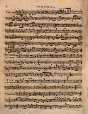Grand Quintetto pour deux Violons deux Alto et Violoncelle composé par M.r MOZART. Oeuvre 24.me