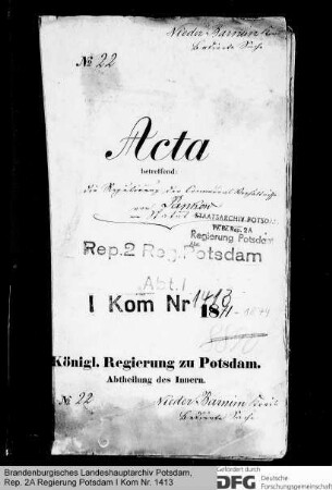 Einführung einer gewählten Gemeindevertretung in Pankow