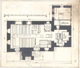 Dolmetsch, Theodor; Riet; Kirche - Grundriss EG