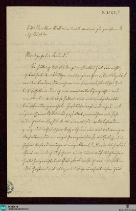 Brief von Vinzenz Lachner an Unbekannt vom 04.04.1873 - K 3120, 4