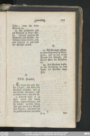XXII. Kapitel.