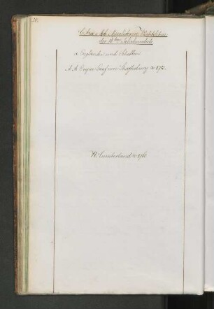 bb. Moralisten u. Rechtslehrer des 18ten Jahrhunderts.