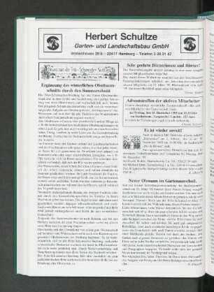 Sehr geehrte Börnerinnen und Börner!