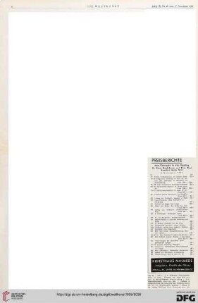 Nr. 46 (17. Nov. 1935), S. 4: Preisberichte