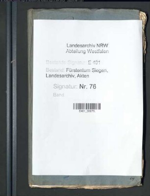 Korrespondenzen wegen der Ausschreibung eines Kreistages des Niederländisch-Westfälischen Kreises in Köln durch den dortigen Kurfürsten und Erzbischof Ferdinand von Bayern