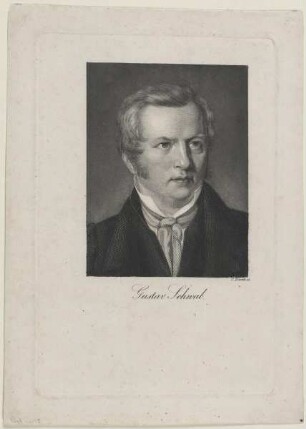 Bildnis des Gustav Schwab