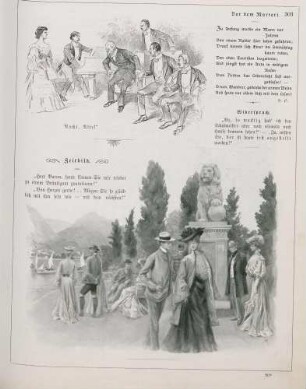 "In der musikalischen Soiree" "Zeitbild"