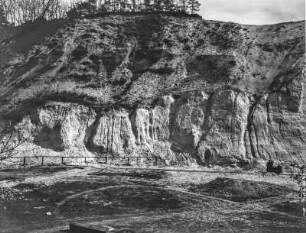 In der Sandgrube : Blick in einen Sandtagebau