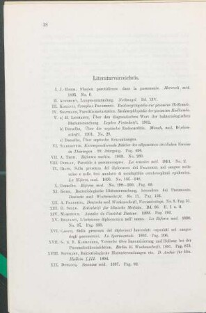 Literaturverzeichnis.