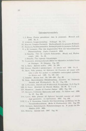 Literaturverzeichnis.