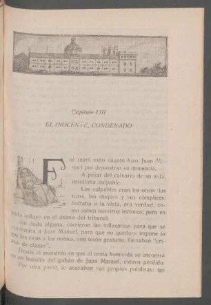 Capítulo LIII - El inocente, condenado