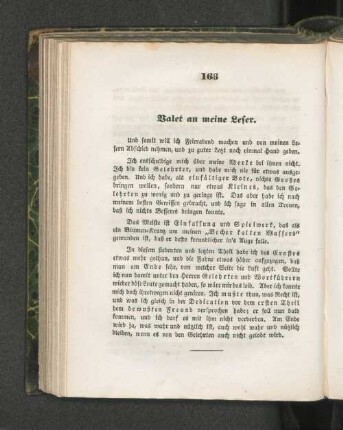 Balet an meine Leser.