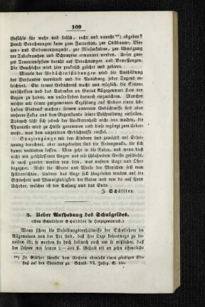 Ueber Aufhebung des Schulgeldes
