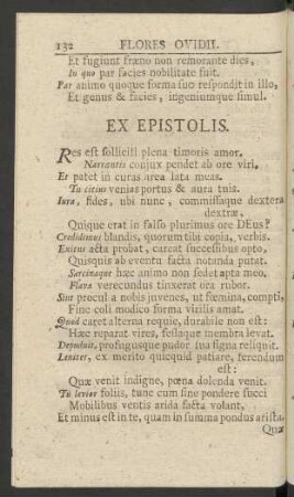 Ex Epistolis.