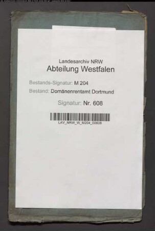 Die grundzinsweise Veräußerung von Ackerland (einer Parzelle) im Himpenthalsfelde (Hympendahlsfelde) bei Hörde an Heinrich Spaemann in Hörde; Ablösung