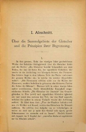 Versuch einer morphologischen Klassifikation der Firnflächen