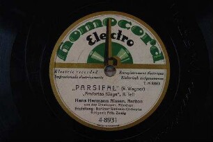 "Parsifal" : "Amfortas Klage"; II. Teil / (R. Wagner)