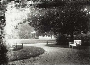 Kleiner Pavillon : Blick zum Kleinen Pavillon auf dem Kamp in Doberan