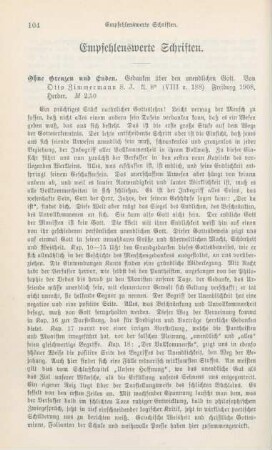 104-117 Empfehlenswerthe Schriften