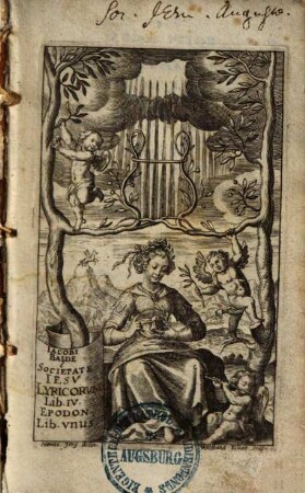 Iacobi Balde è Societate Iesv Lyricorvm Lib. IV.