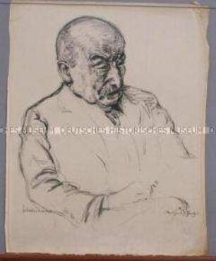 Bildnis des Künstlers Max Liebermann (2)