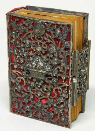 Katholisches Gebetbuch (Handschrift) mit silbergefasstem Einband