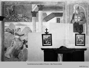 Fragment eines Freskenzyklus mit Verkündigung und Aposteln : Verkündigung an Maria
