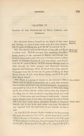 Chapter IV. Islands to the northward of Baly, Lombok, and Sombawa