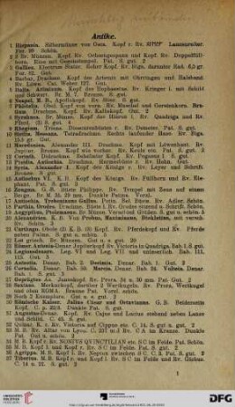 Antike (Nr. 1-192)