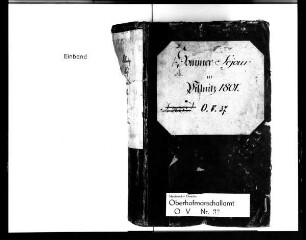 In Pillnitz geführte Hoftagebücher, 1801