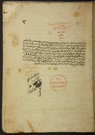 al-Lumʿa al-Māridīnīya fī šarḥ al-Yāsmīnīya