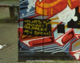 NICHTS FÜR UNGUT! RESPEKT AN DICH!
