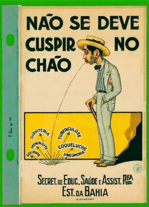 Não se deve cuspir no chão