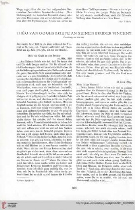 47: Théo van Goghs Briefe an seinen Bruder Vincent, [2]