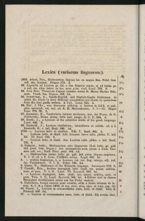 94-99, Lexica (variarum linguarum)