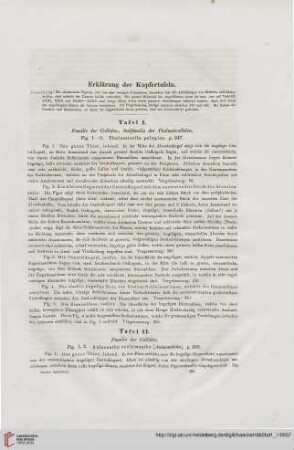 Erklärung der Kupfertafeln