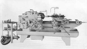 Revolverdrehbank (F.A. Scheu) : Technikgeschichte | Maschinenbau | Werkzeuge und Werkzeugmaschinen | Hobelmaschinen, Drehbänke; Revolver Drehbänke; Automaten, Schleifmaschinen