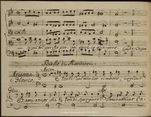 Recitativo: E tenti dal mio cor