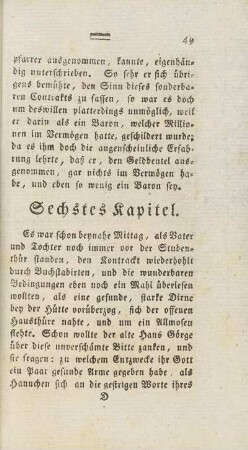 Sechstes Kapitel.