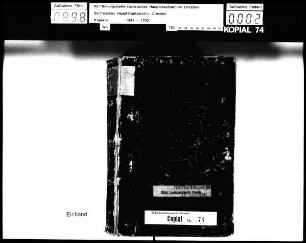 Alte Aufschrift: "Concepta und Abschnitte der Lehen Leibgedinge und Schultbrieffe [Schuldbriefe]" (Hand 16. Jh.)