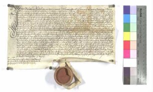 Zinsverkauf an die Heiligenpflege zu Hüttisheim (durch Ohninius Aubelin)
