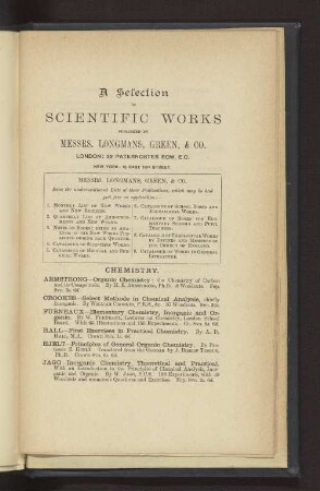 A SELECTION OF SCIENTIFIC WORKS